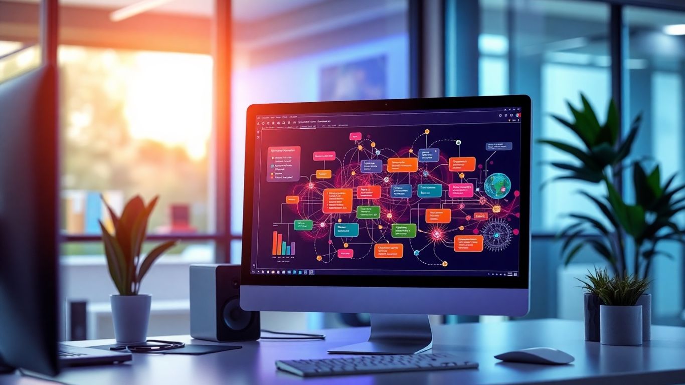 ภาพหน้าจอคอมพิวเตอร์แสดง workflow อัตโนมัติ