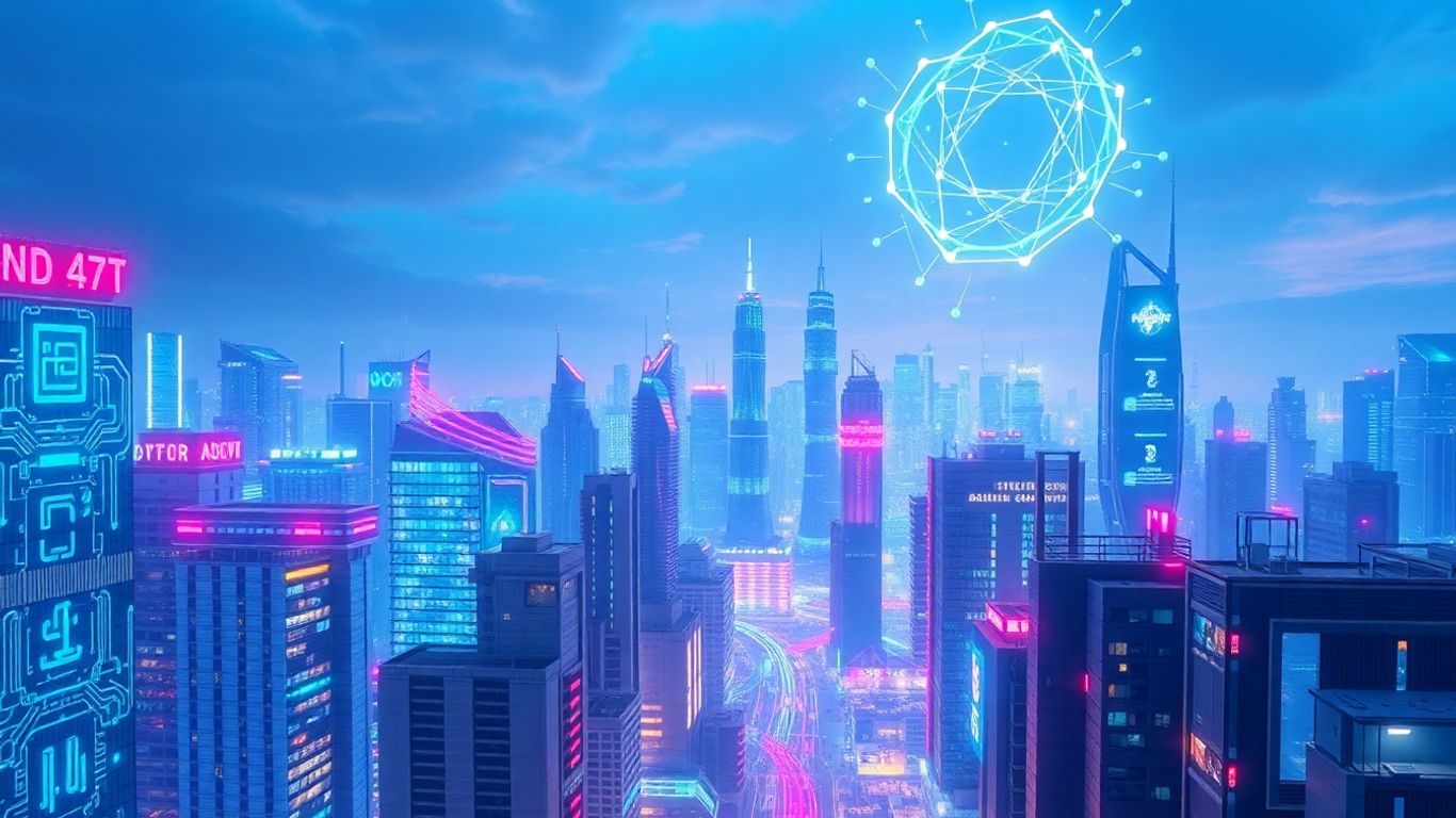 ภาพเมืองแห่งอนาคตที่ขับเคลื่อนด้วย AI